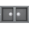 Zlewozmywak Elleci BEST 450 K97 LIGHT GREY BLACK KERATEK LKB45097